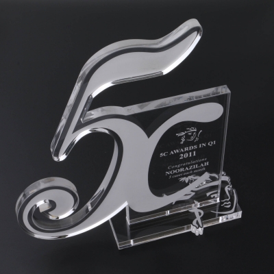 12mm Arylic Laser Cut Trophy